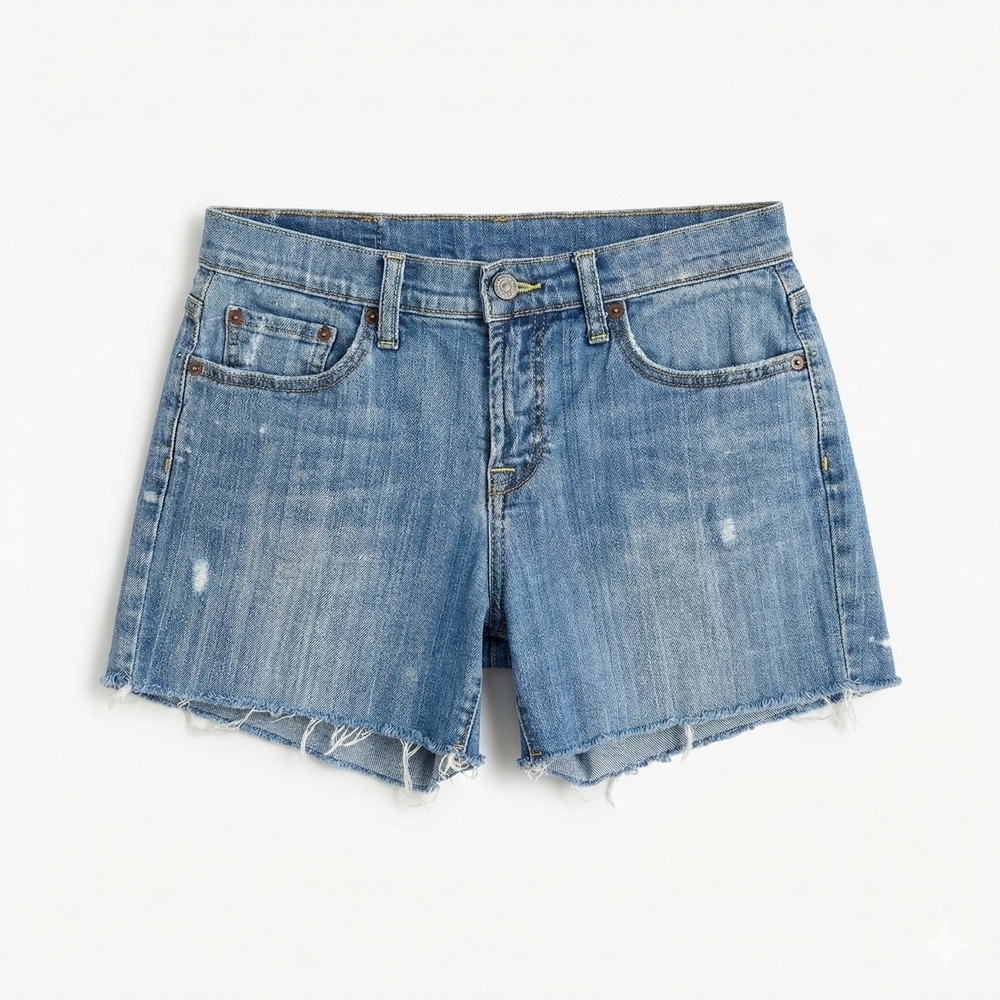 Lucky Brand Denim Cutoff Shorts Blue